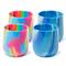 Silipint® 12oz. Hippie Hops & Arctic Sky Silicone Stemless Wine Glasses, 4ct.